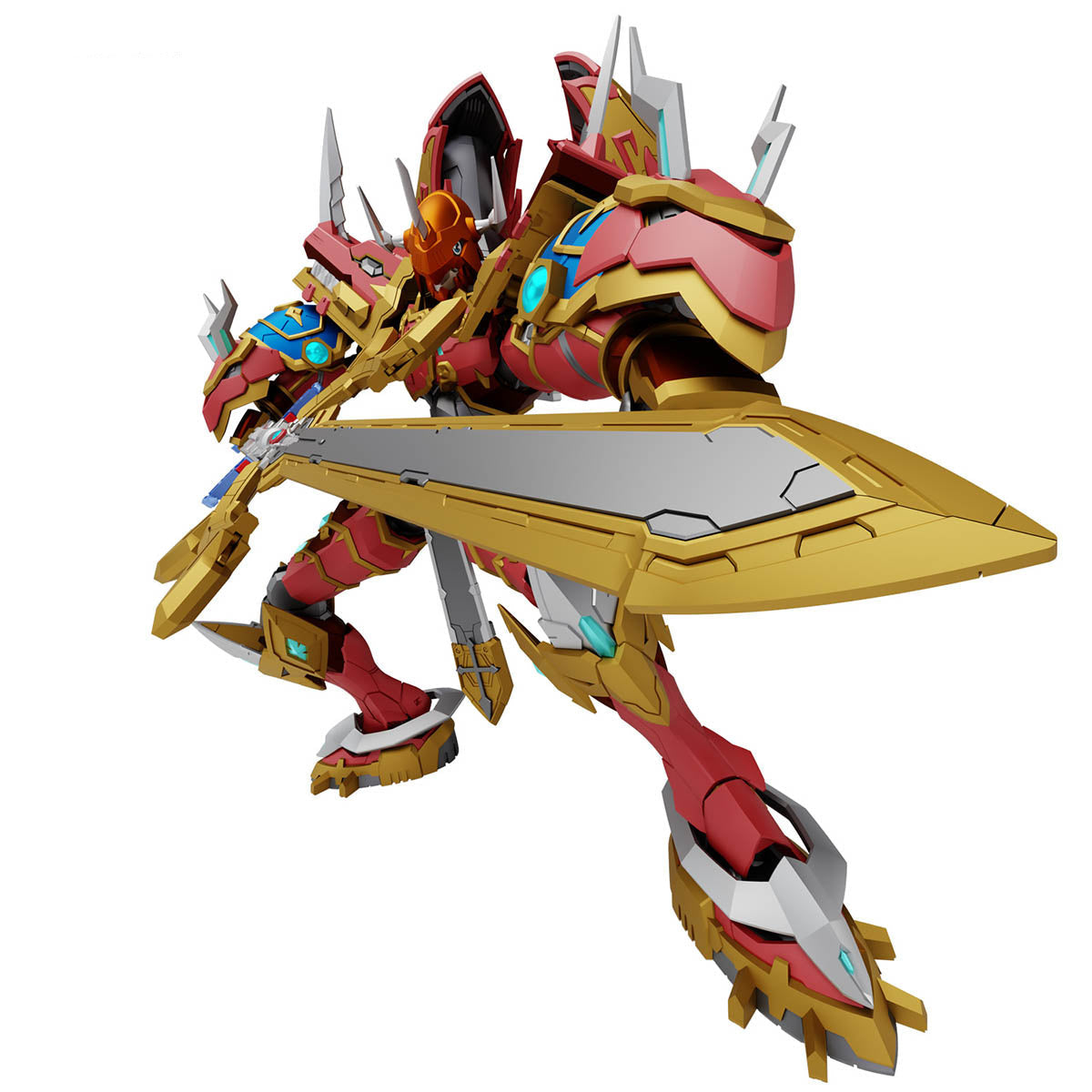 Figure Rise Standard Digimon Frontier Kaiser Greymon (Amplified) Model Kit - Buildable Action Figure for Collectors & Fans | Perfect for Display, Gaming Battles & Anime Decor