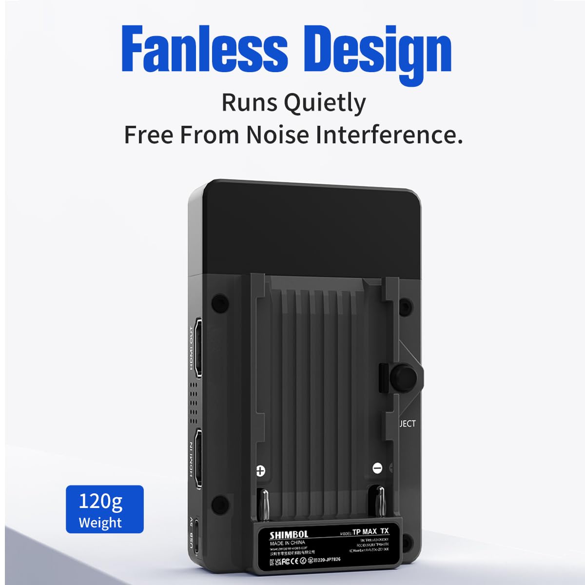 TP Max Wireless HDMI Transmitter and Receiver - 5GHz 1000ft Range, 1080P HD with 0.07s Low Latency, Dual HDMI Ports, Aluminum Alloy Shell & Fanless Design - Perfect for Home Theater, Gaming & Live Streaming