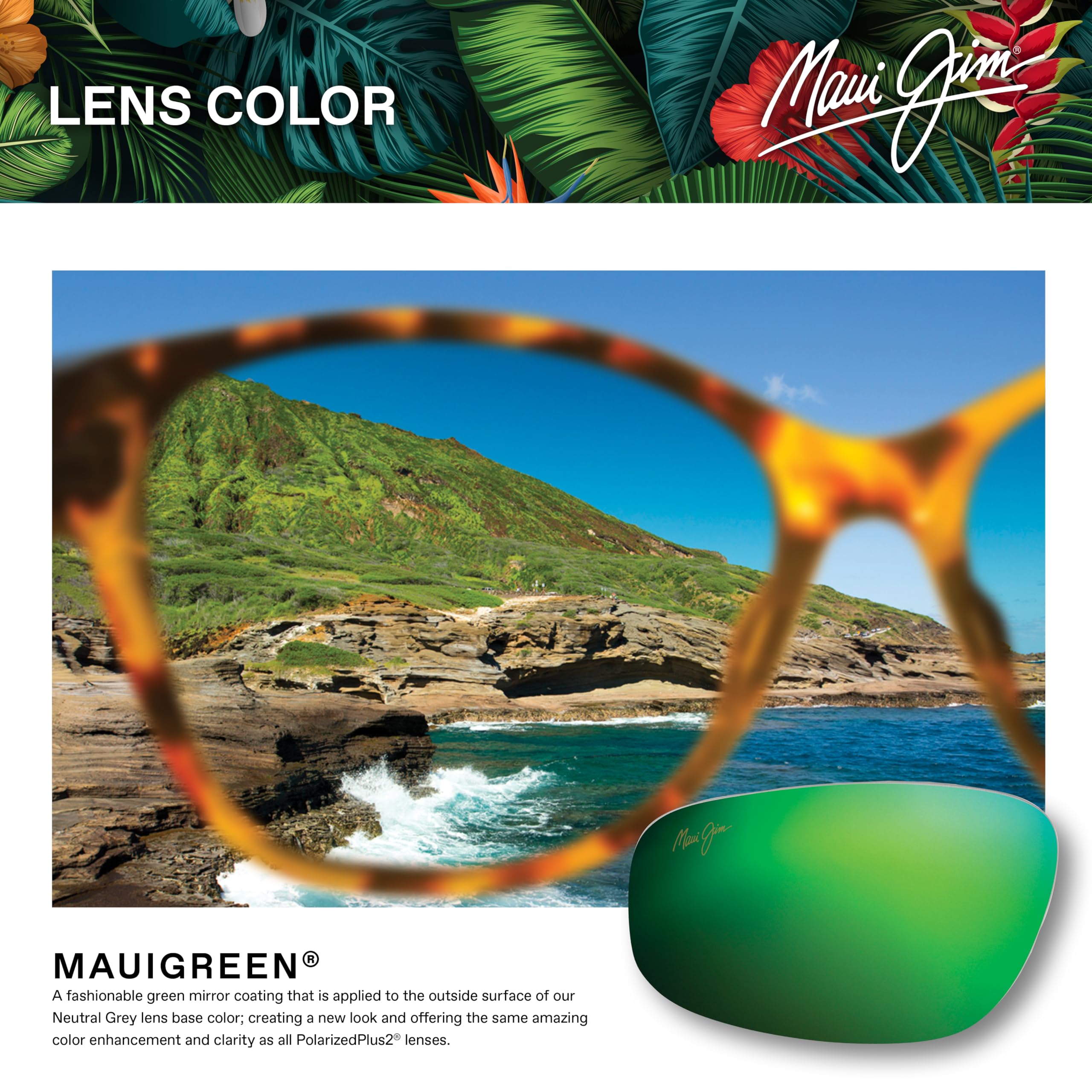 Maui Jim Men's Local Kine Polarized Wrap Sunglasses - UV Protection, Lightweight & Durable - Perfect for Driving, Fishing & Outdoor Activities