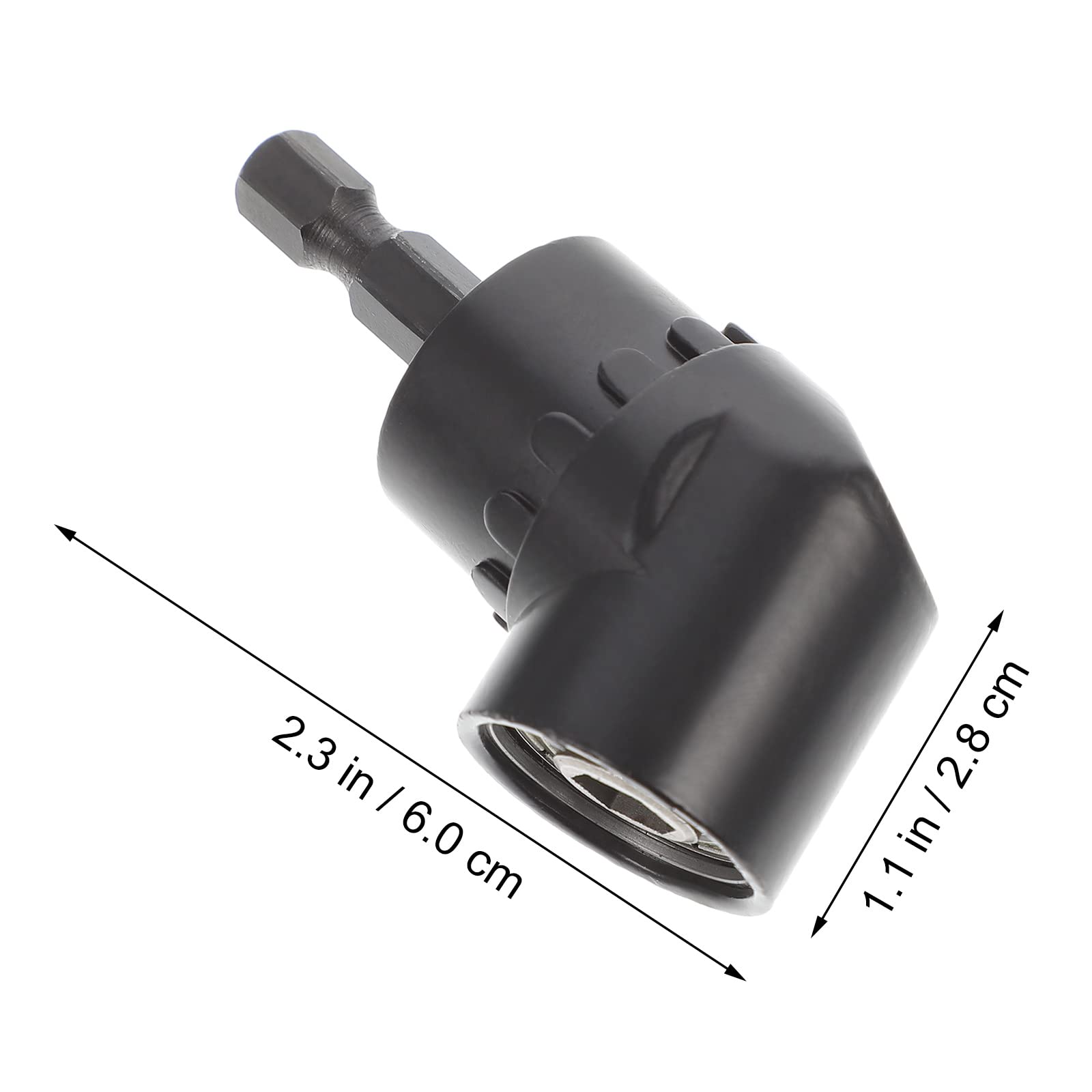 DOITOOL 90 Degree Right Angle Screwdriver - Electric Socket Wrench Adapter for Tight Spaces, Home Repair & DIY Projects - Ideal for Electrical Work, Furniture Assembly & Automotive Maintenance