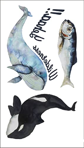 7 Sheets 3D Temporary Tattoo Stickers - Waterproof Fake Tattoos for Adults & Kids - Realistic Butterfly & Sailboat Designs (6x10.5cm) - Perfect for Arms, Legs, Shoulders - Great for Parties, Halloween, Cosplay & Body Art