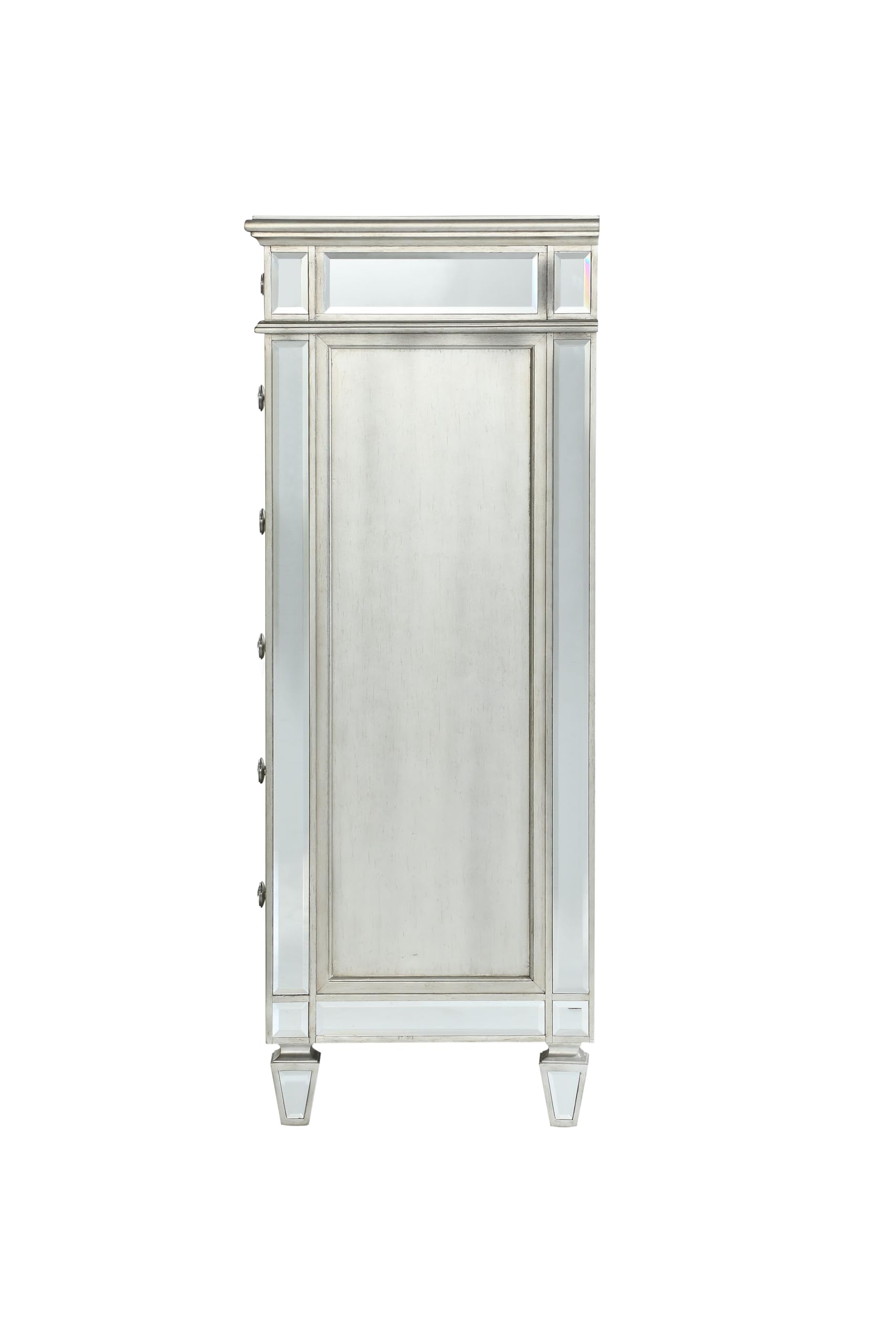 Acme Varian Mirrored Chest - Elegant Storage Solution for Bedroom, Living Room & Entryway