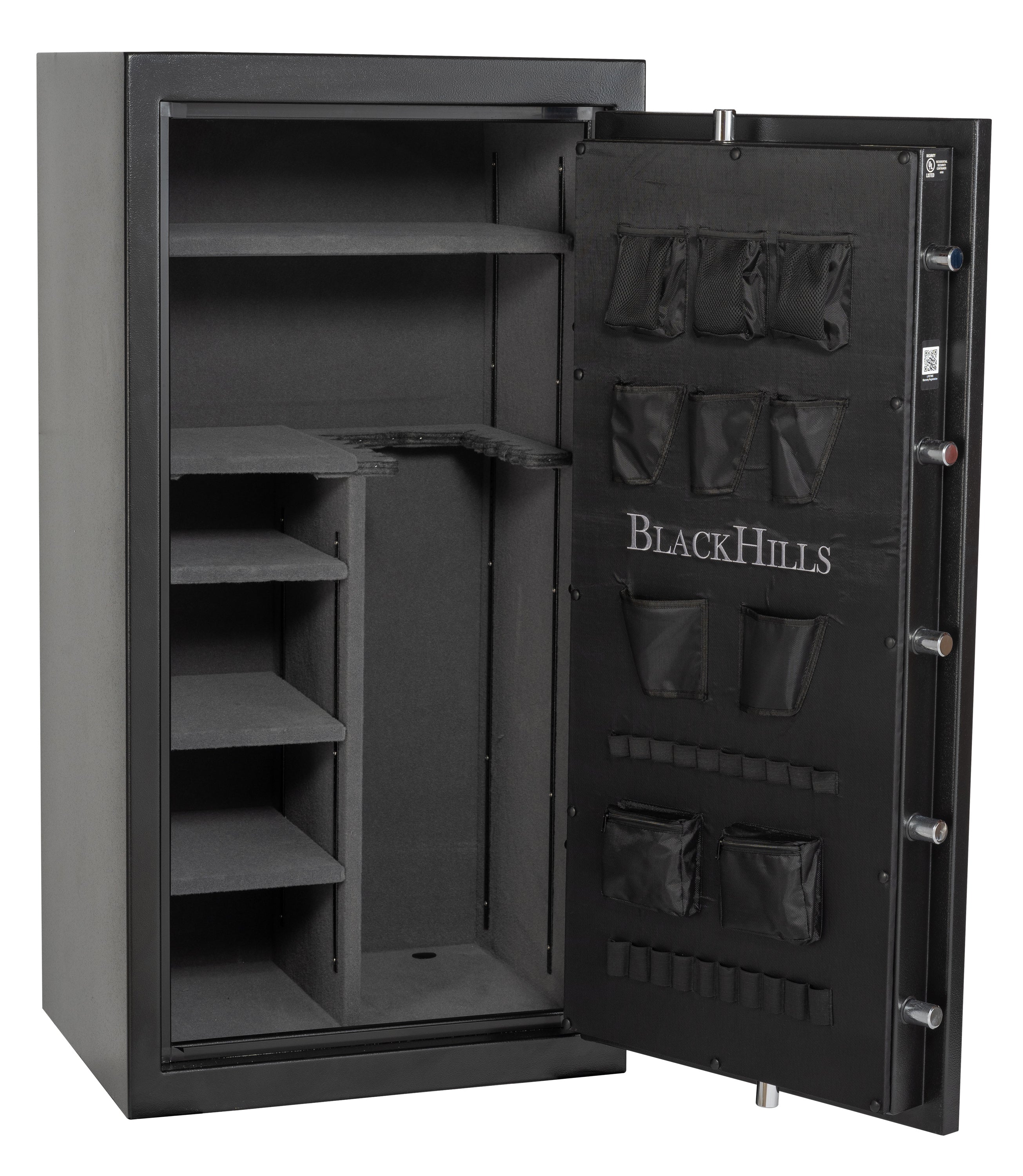 Hayman BH 5930 Black Hills Gun Safe - Fireproof & Waterproof Rifle Safe for Home & Office Security | Ideal for Firearms, Documents & Valuables Protection