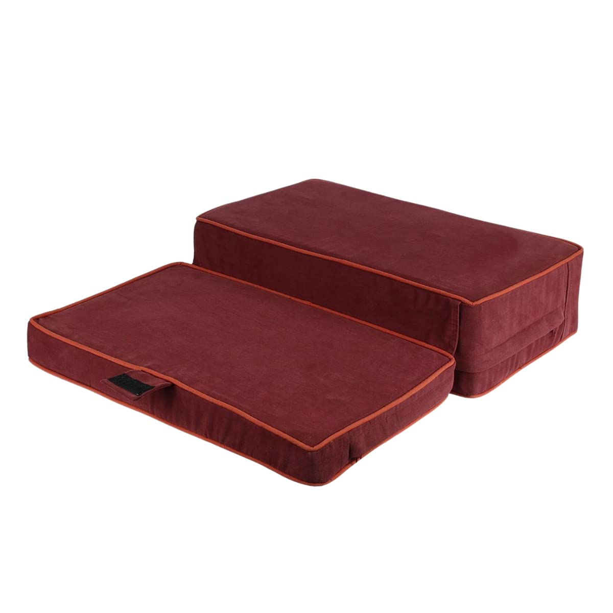 Friends Of Meditation® Adjustable Floor Cushion for Yoga, Meditation & Relaxation - Comfortable Zafu & Zabuton Style Seating for Home, Office & Zen Spaces