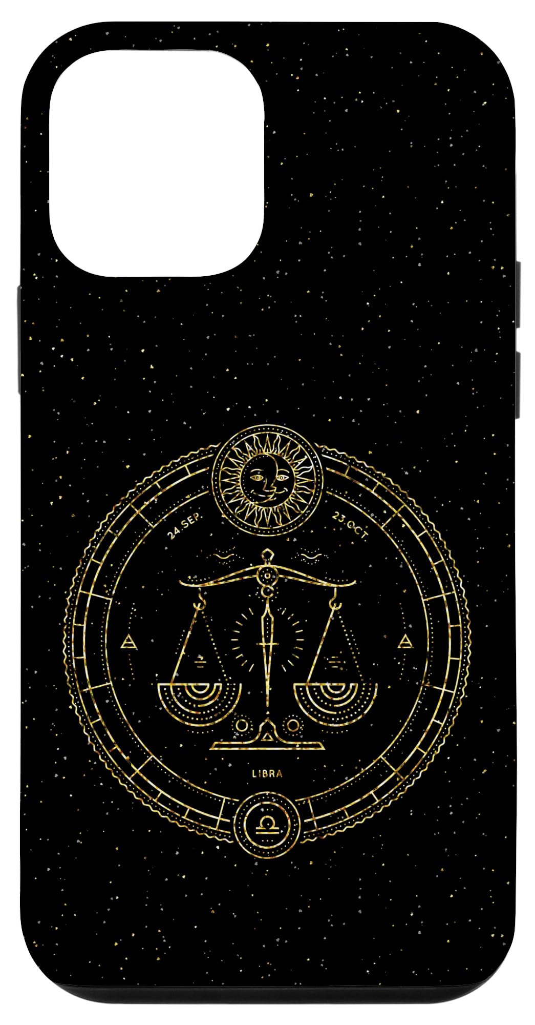 iPhone 12 Mini Zodiac Astrology Phone Case - Libra Horoscope Chart Design | Perfect Gift for Astrology Lovers & Daily Protection