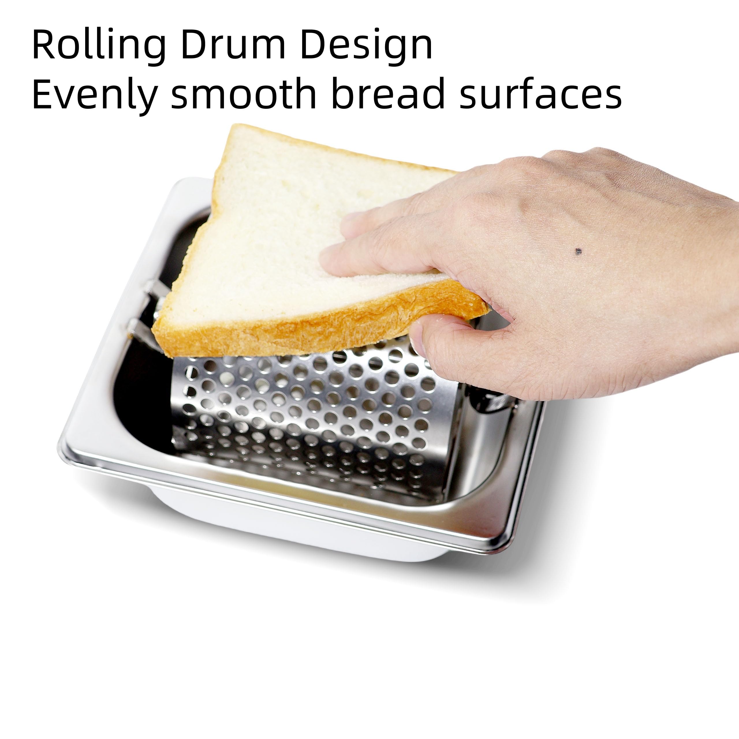 Stainless Steel Bun Butter Roller for Griddle - Even Butter Spreader for Bread, Buns & Toast - Perfect BBQ, Camping & Grilling Cooking Tool - Ideal for Outdoor Cooking, Breakfast & Sandwiches