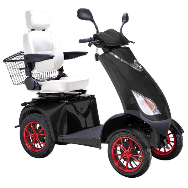 Premium Platinum Bariatric 4-Wheel Mobility Scooter for Heavy Adults - Heavy Duty Electric Wheelchair for Indoor & Outdoor Use - Ideal for Shopping, Travel, and Daily Mobility Assistance