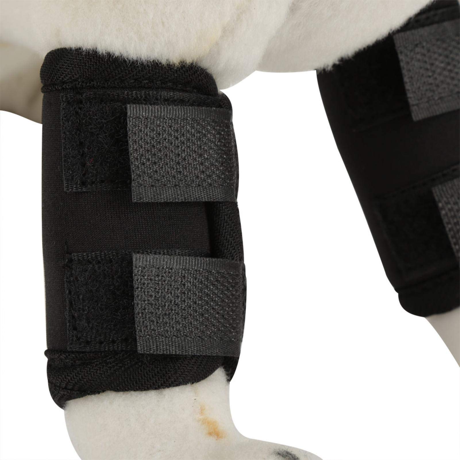 Jimfoty Dog Leg Wraps & Knee Braces - 1 Pair Support Wraps for Small to Large Dogs - Pet Joint Pain Relief & Injury Protection - Perfect for Walking, Running & Post-Surgery Recovery