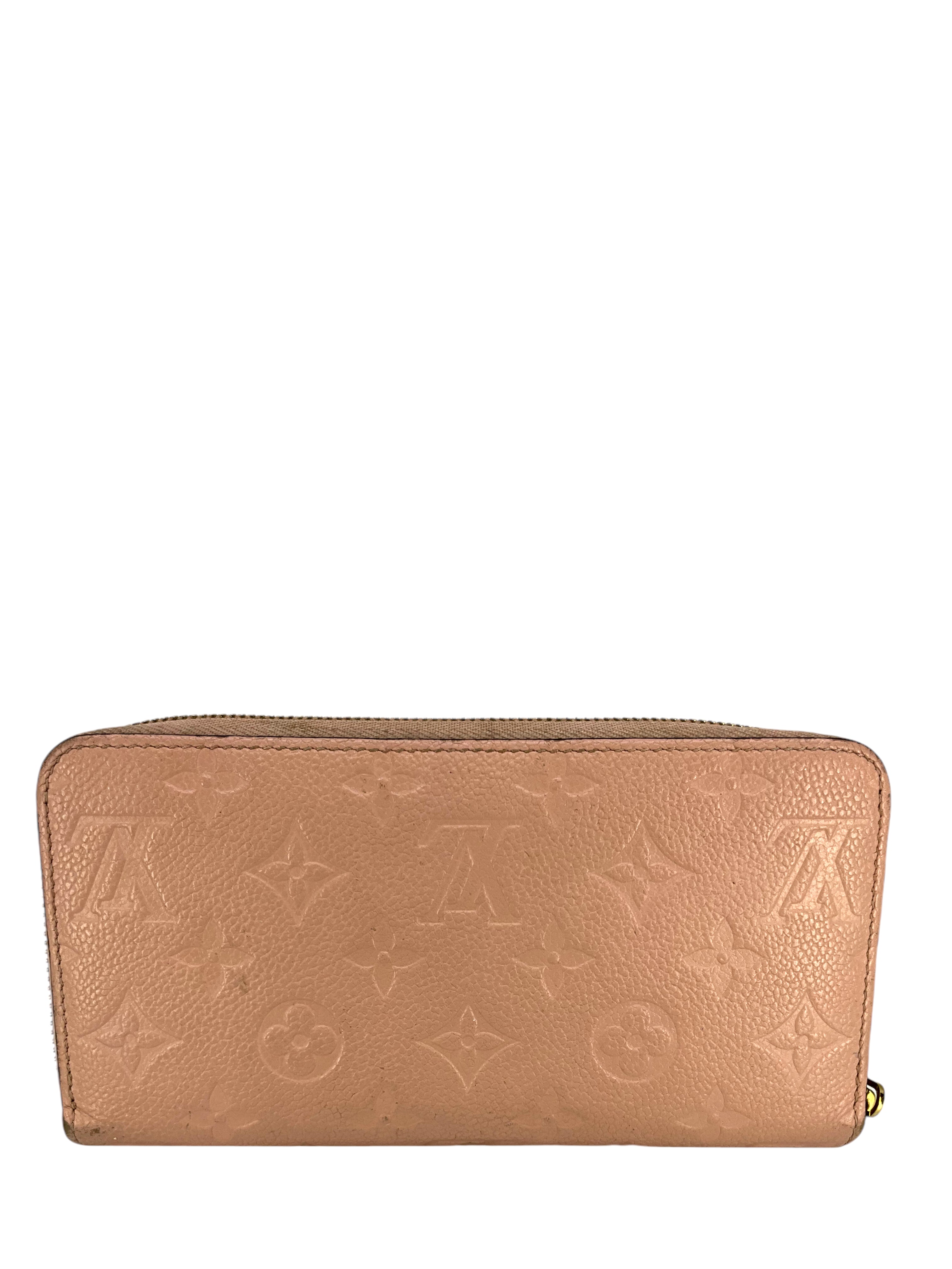 Louis Vuitton Monogram Empreinte Leather Zippy Wallet for Women - Luxury Designer Zip Around Wallet with Card Slots & Coin Pocket - Perfect for Everyday Use, Travel & Gifts