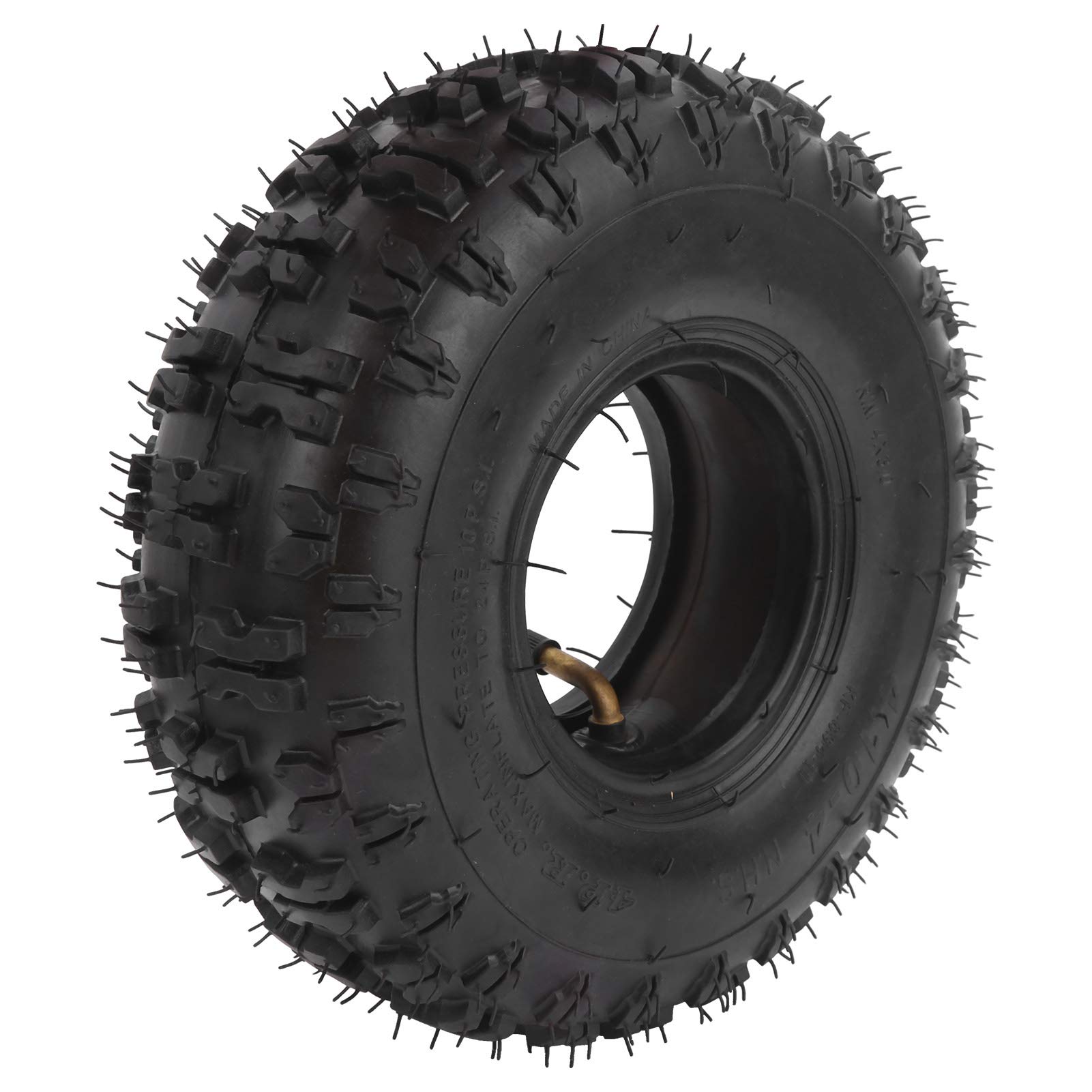 Alomejor 4.10-4 Scooter Tire & Inner Tube Set - Replacement for Garden Tractors, Snow Blowers, Lawn Mowers, Hand Trucks & Wheelbarrows - Heavy Duty All-Terrain Tires for Outdoor Power Equipment