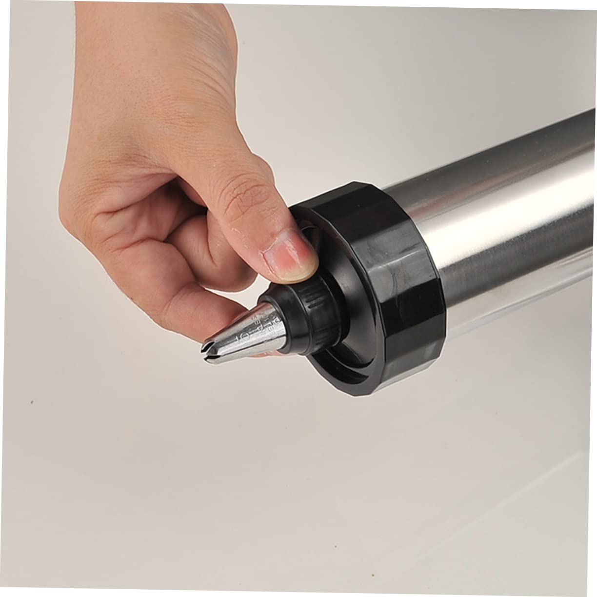 Uonlytech Stainless Steel Cookie Press Kit - Manual Churros Maker, Biscuit & Spritz Cookie Press for Sugarcraft - Perfect for Baking Cookies, Churros, and Pastries at Home