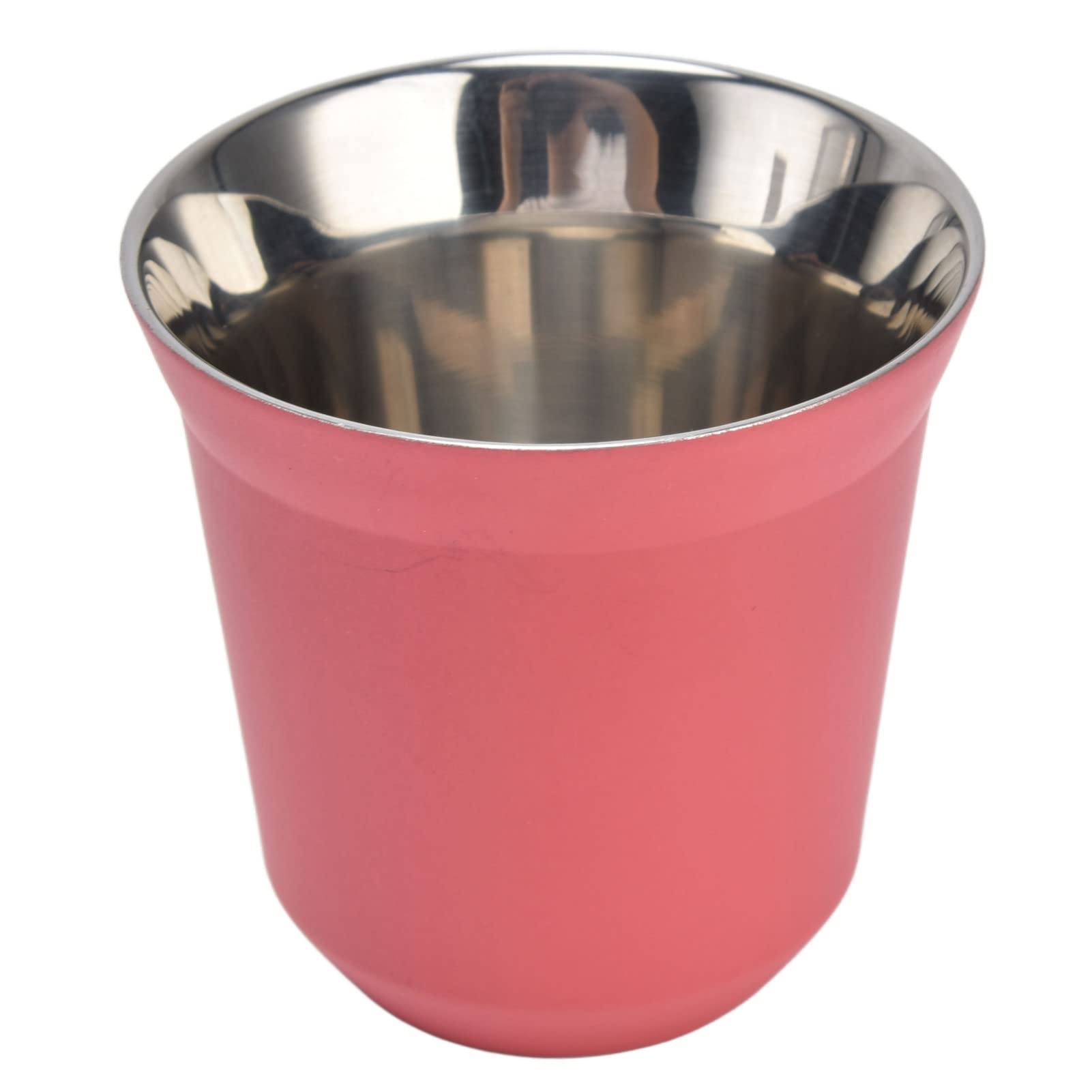 Premium Double Wall Stainless Steel Coffee Cup - 16oz Insulated Travel Mug, Heat & Cold Resistant, Rustproof, Leak-Proof Lid - Perfect for Office, Camping, Hiking & Outdoor Picnics (Elegant Pink)