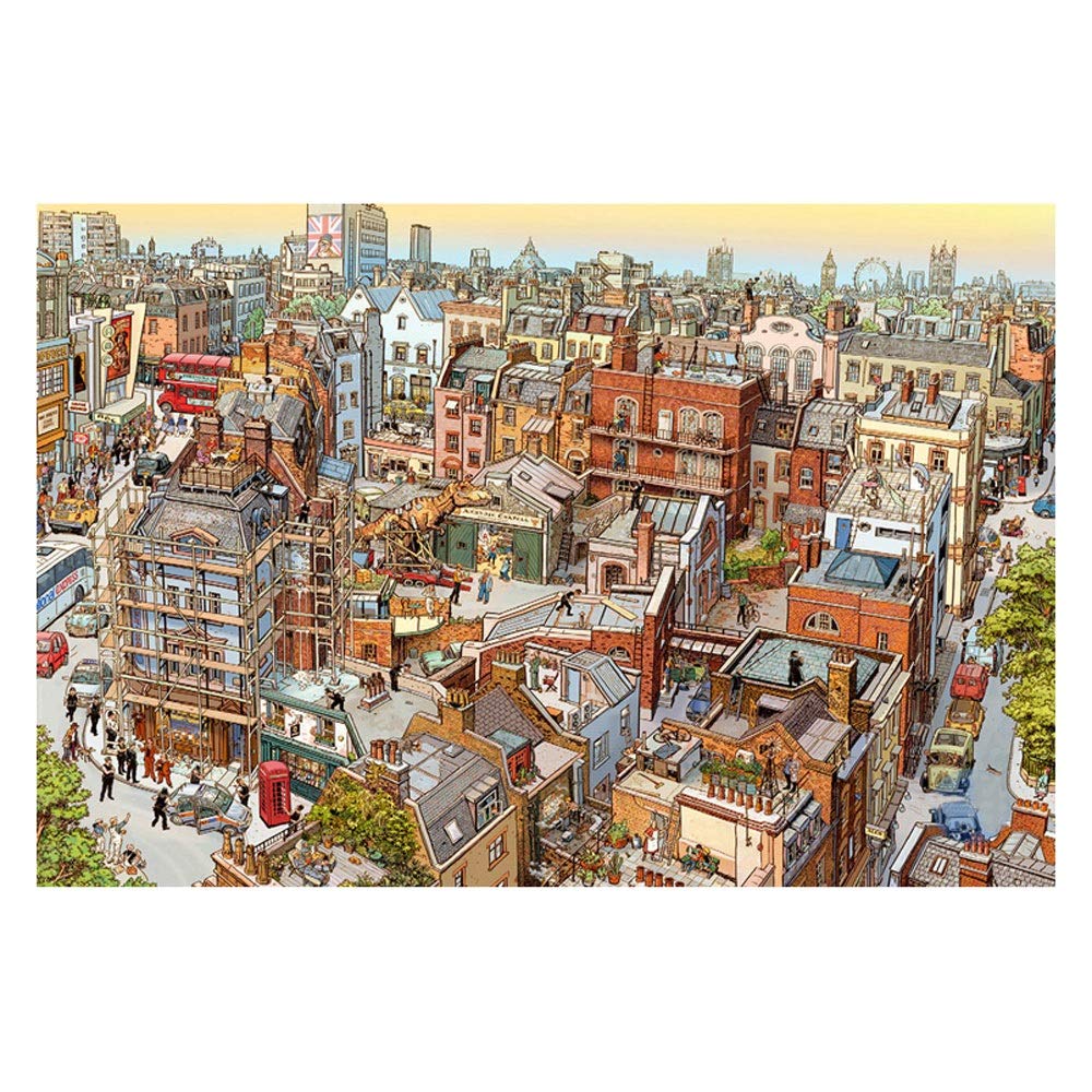 Sherlock Holmes Detective Puzzle - 1000 Piece Large Wooden Jigsaw Puzzle for Kids & Adults, Cartoon Anime Educational Toy, High-Quality HD Art - Perfect for Family Game Night & Brain Teaser Activities