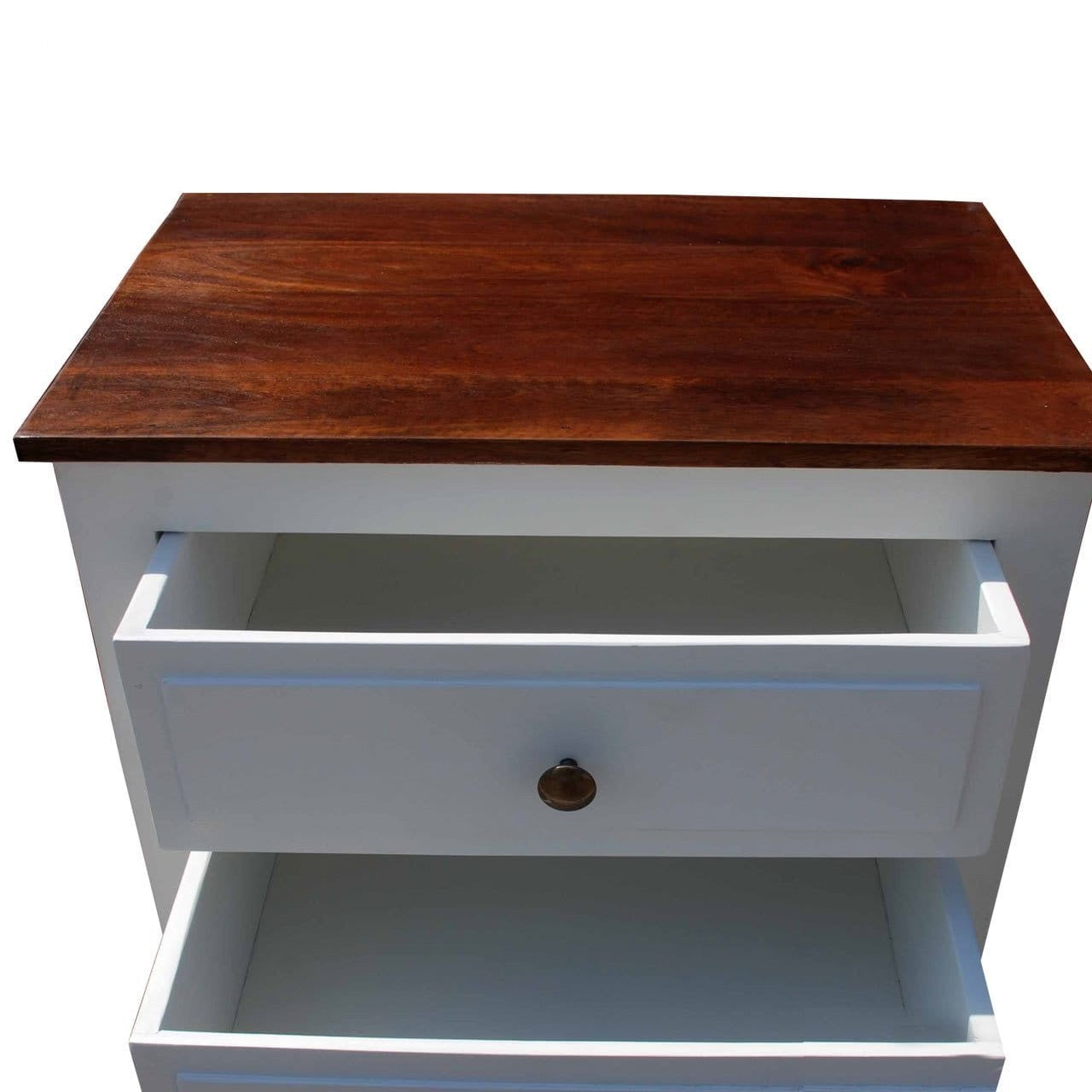 French Blanc Wooden Narrow Chest of Drawers - Slim 5-Drawer Dresser for Small Spaces | Perfect for Bedroom, Closet & Nursery Storage Organization