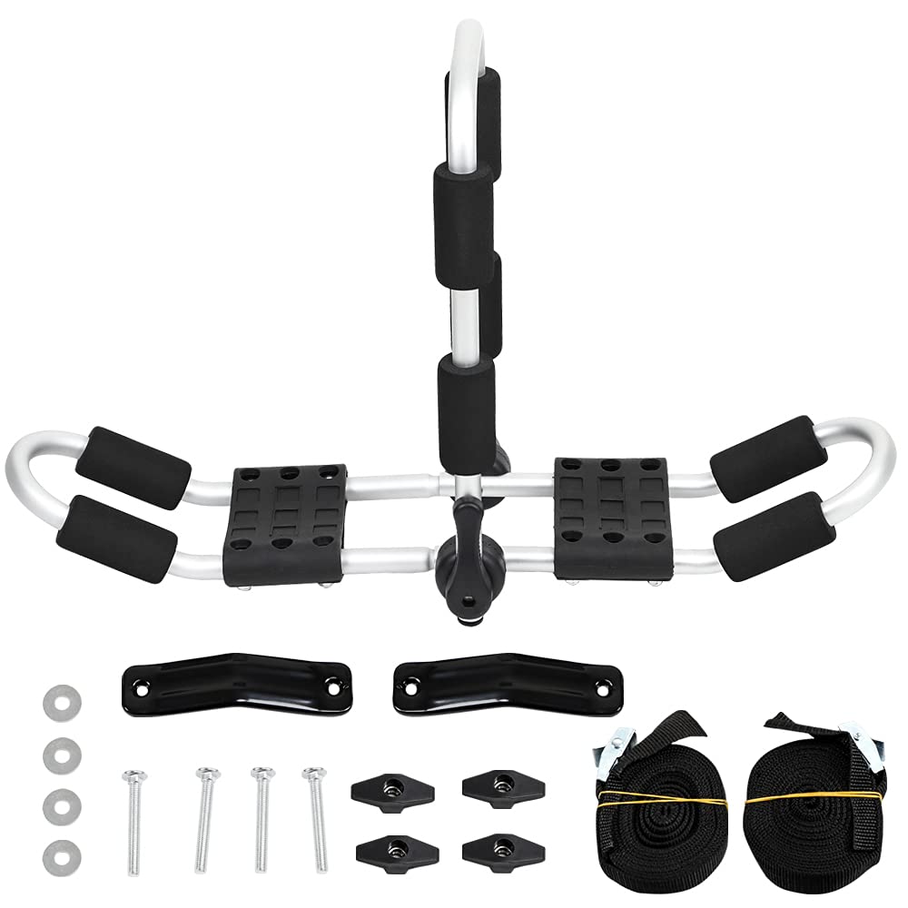 **MSC 2-in-1 Kayak and SUP Roof Rack Carrier for SUV, Car & Truck – Heavy-Duty Canoe, Surfboard & Ski Board Mount – Perfect for Road Trips & Water Adventures**