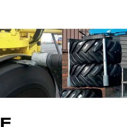 Just Easy Tools 2160 Easy Gripper Tire Manipulator - Heavy Duty Tire Handling Tool for Giant Tractor & Truck Tires - Perfect for Auto Shops, Farms & Construction Sites