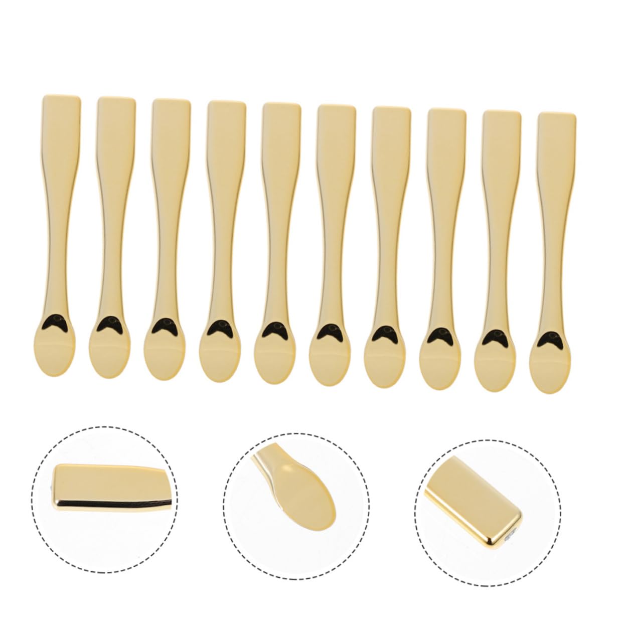 60 Pcs Mini Makeup Spatulas - Cosmetic Face Spoons & Cream Applicators for Skincare, Foundation, Lip Balm | Perfect for DIY Beauty, Travel Kits & Salon Use