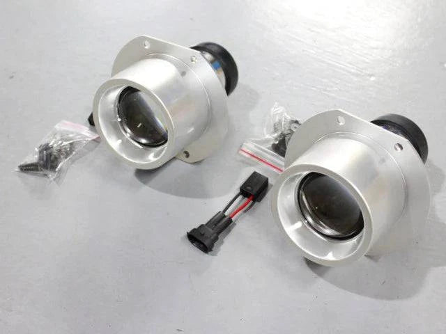 2006-2011 Honda Civic Sedan & Acura CSX Fog Light Kit - Compatible with Mugen RR Style Bumper (Clear Lens) - Perfect for Night Driving and Enhanced Visibility