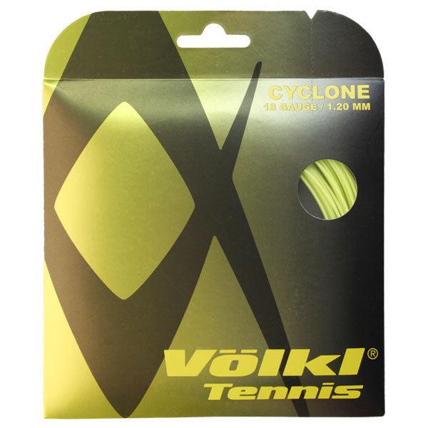 Cyclone 18G Neon Yellow Tennis String - High Performance Polyester String for Spin & Control | Perfect for Competitive Play & Tournament Matches