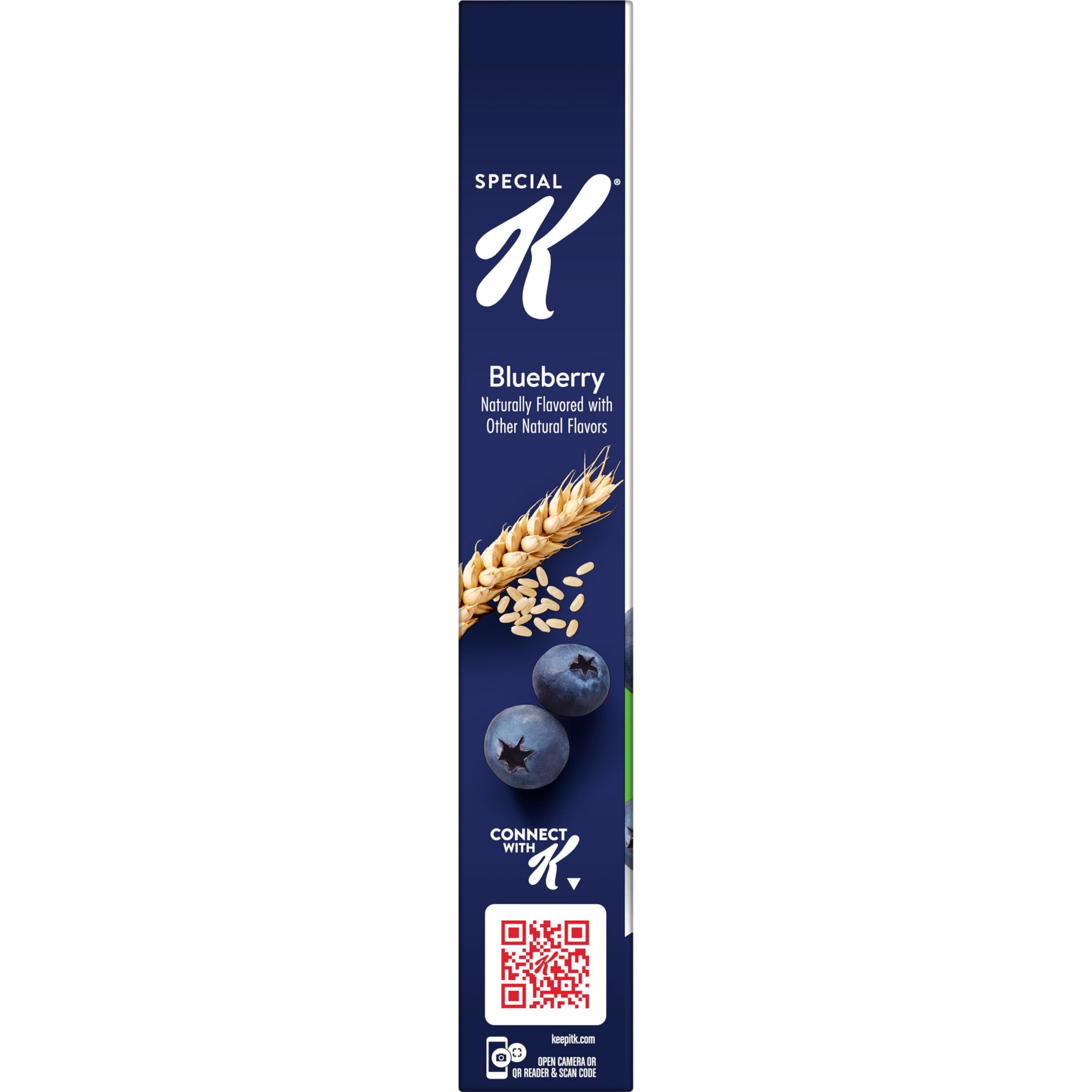 Special K Breakfast Cereal with Real Blueberries - 11 Vitamins & Minerals - 11.6oz Box (Pack of 1) | Healthy Morning Meal & Snack for Busy Lifestyles