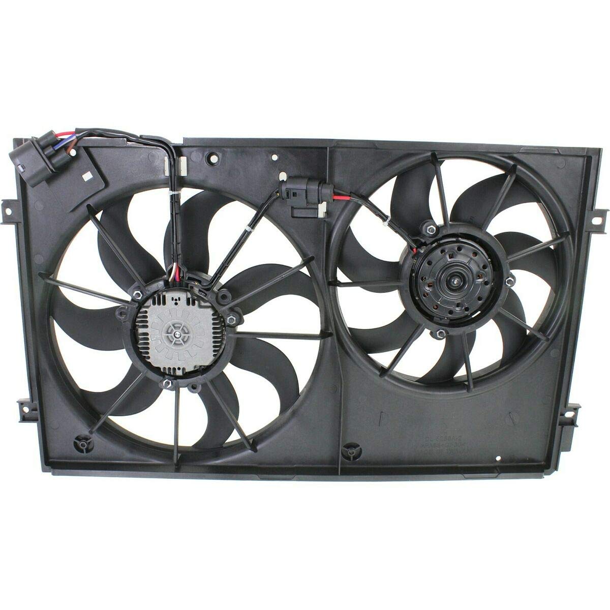 05-12 Volkswagen Jetta & 12-14 Passat 2.5L Replacement Radiator Cooling Fan - OEM Fit Without Louver Type - Perfect for Engine Overheating Prevention & DIY Auto Repair