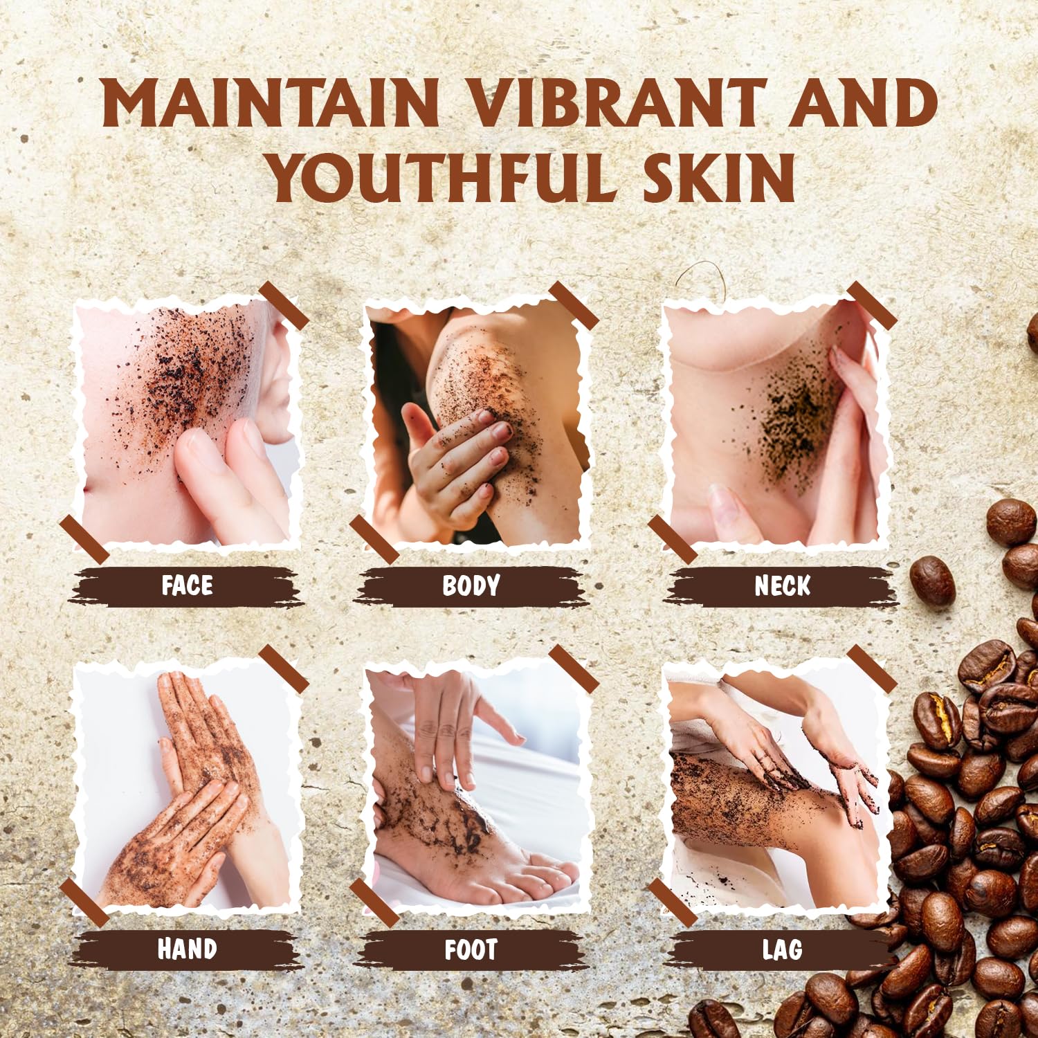 Gentle Exfoliating Coffee Sugar Body Scrub for Smooth Skin - 100g Natural Skincare for Men & Women - Perfect for Dry Skin & Spa Day Self Care