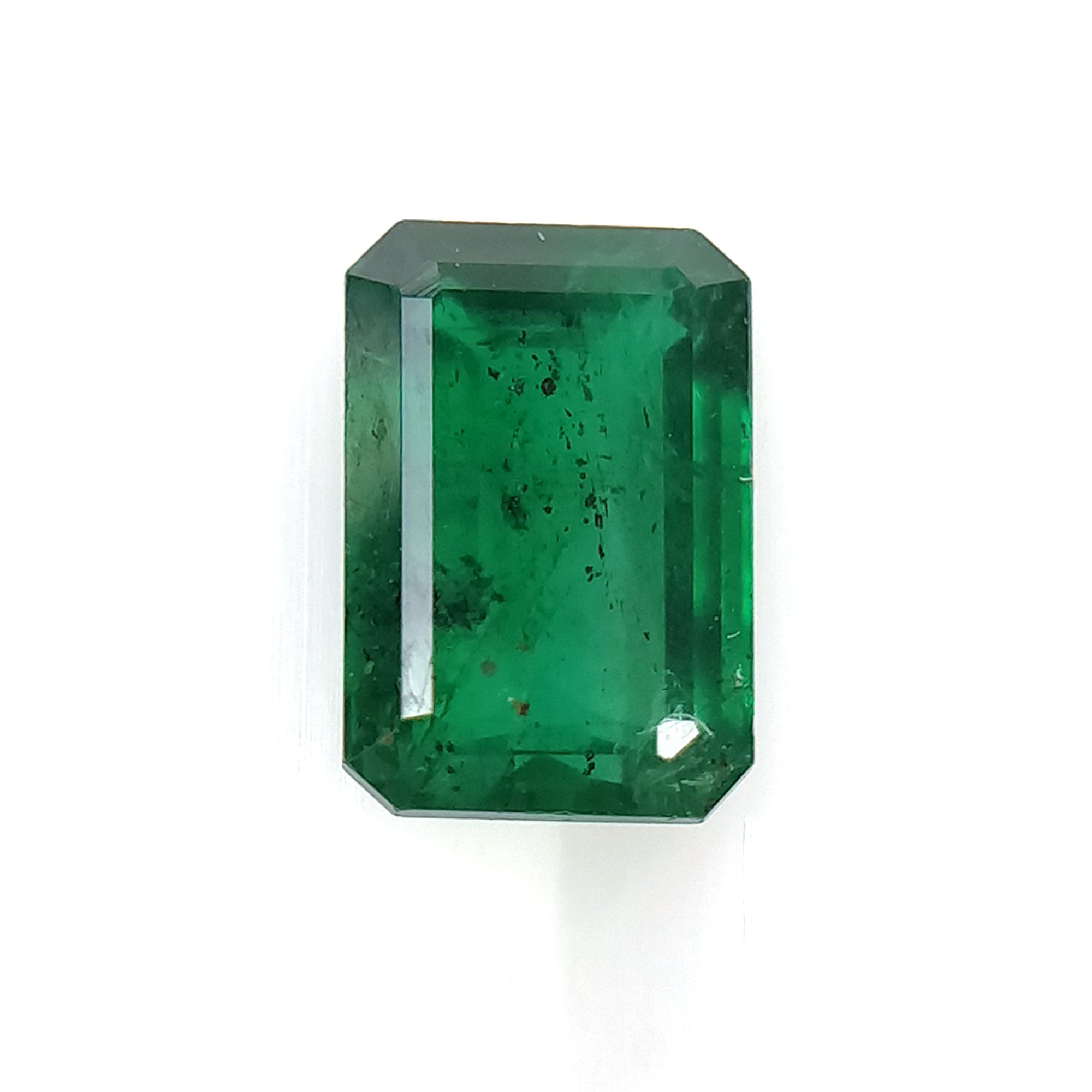 Natural 1.22ct Untreated Green Emerald Gemstone - Octagon Cut 7.6x5.2mm | Certified Unheated | Engagement Rings, Necklaces & Fine Jewelry Making | With Video Proof