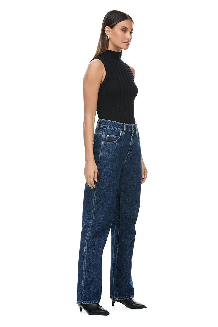 Premium Xavier Indigo Stretch Denim Jeans for Men - Comfortable Slim Fit with Classic Wash | Perfect for Casual Wear, Office & Night Out