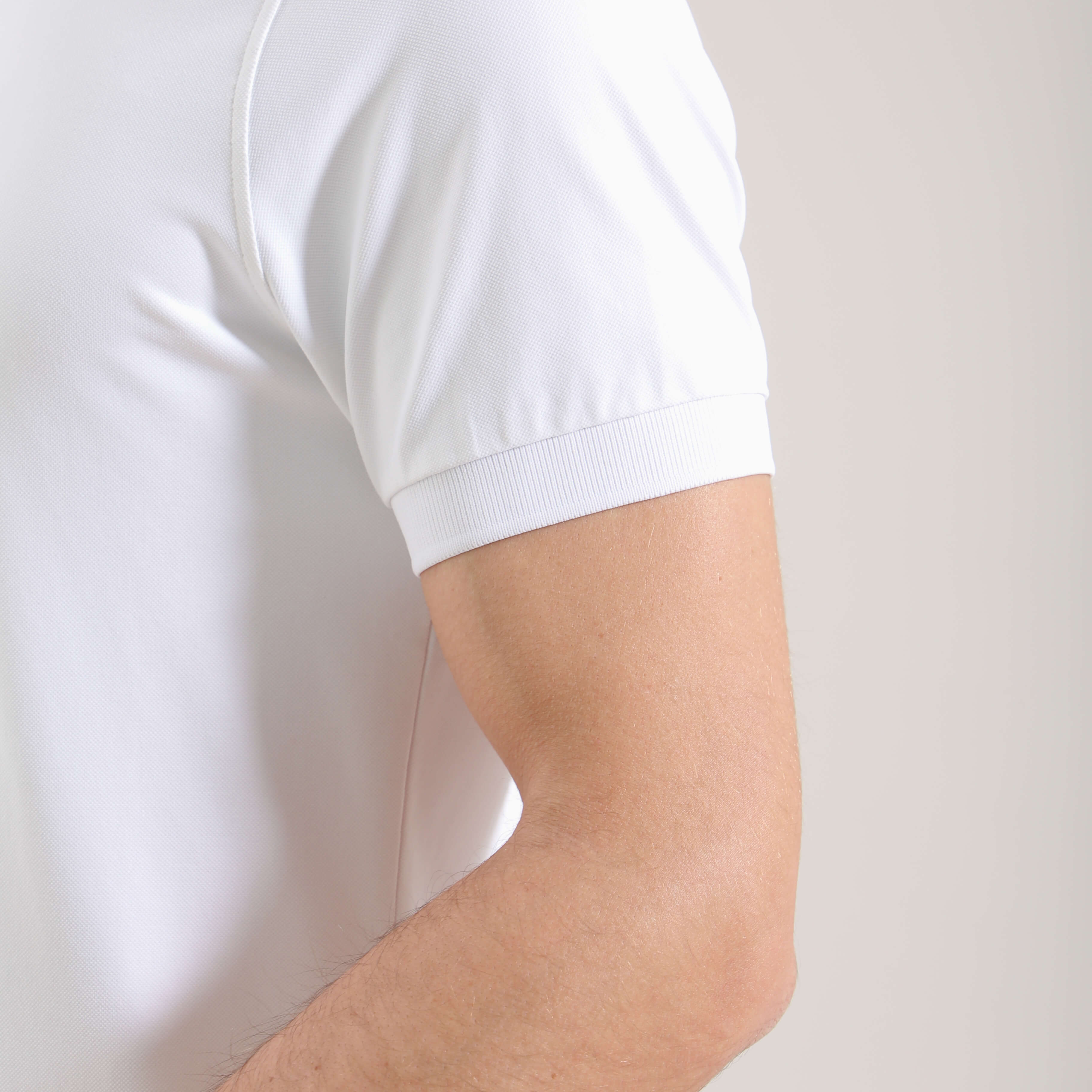 ADEMAS Men's DRY MATIC® Stretch Pique Polo Shirt - Moisture Wicking, Breathable, Quick Dry - Final Sale - Perfect for Golf, Business Casual & Outdoor Activities