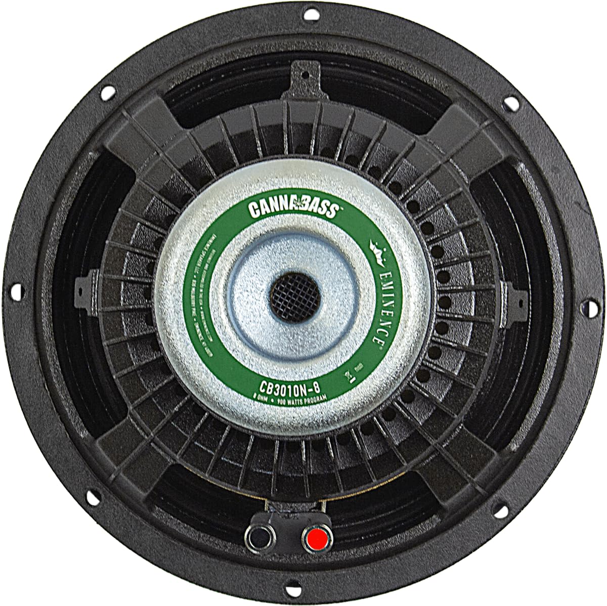 Eminence CannaBass CB3010N-8 10-Inch 450W RMS Bass Guitar Speaker - 900W Peak Power, 8 Ohm Neodymium Magnet, 3-Inch Voice Coil, Oil Vented Fiberglass - Perfect for Live Performances & Studio Recording