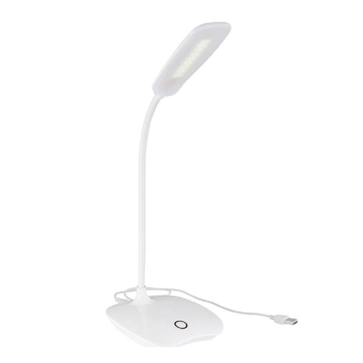 Rechargeable LED Desk Lamp with USB - Adjustable Brightness Study Lamp for Office, Student, Reading & Work | Modern Table Top Lighting for Home & Workspace