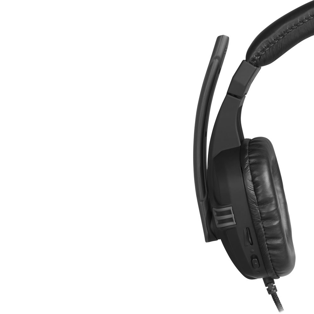 VERSICO Stereo PC Gaming Headset with Full-Range Sound - Noise Cancelling Mic for Online Games, Music Streaming & Conference Calls (Black-Grey) - Perfect for Esports, Work from Home & Virtual Meetings