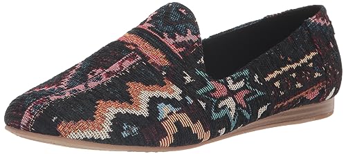 Black Patchwork Global Woven