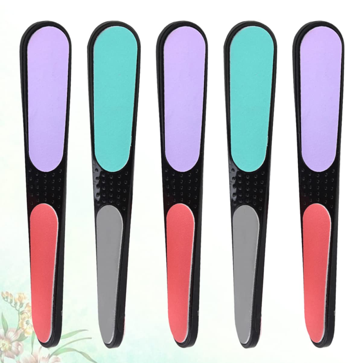 Beaupretty 20 Pcs Double Sided Nail File & Buffer Kit - 4 Sided Nail Buffing Files for Manicure & Pedicure, Professional Nail Care Tools for Salon & Home Use
