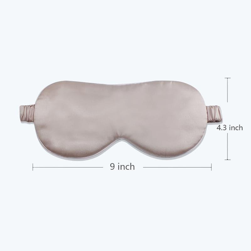 Luxury Long Fiber Silk Sleep Mask for Women & Men - Soft & Breathable Eye Cover for Travel, Meditation & Relaxation - Blackout Blindfold for Better Sleep & Stress Relief