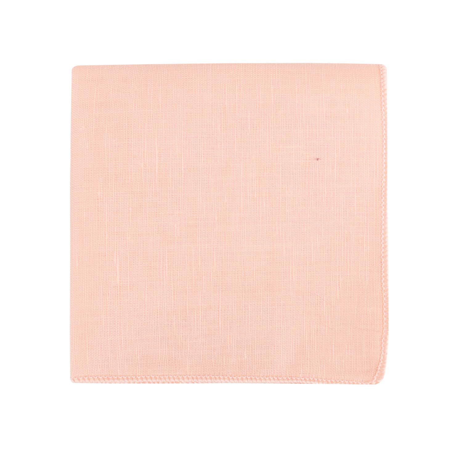 Elegant Baby Pink Pocket Square for Men - Soft Pastel Pink Wedding Handkerchief for Groomsmen & Formal Events | Perfect for Weddings, Proms, and Business Attire (Light Pink Pocket Square)