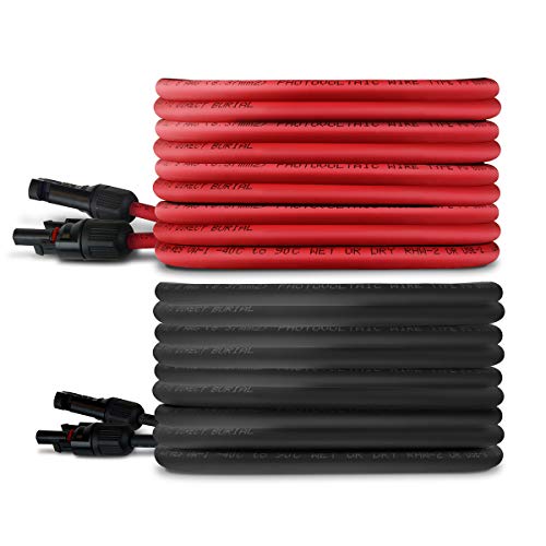 125 Feet Black + 125 Feet Red
