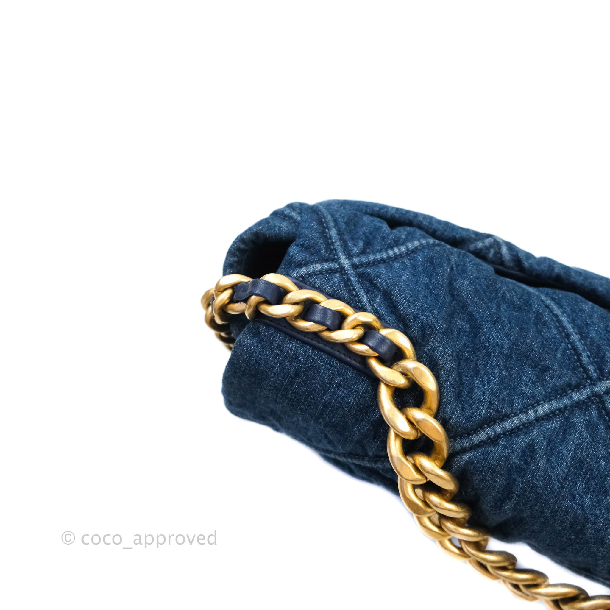 Chanel 19 Medium Flap Bag in Dark Denim with Mixed Hardware - Luxury Designer Handbag for Women, Perfect for Work, Travel & Evening Events