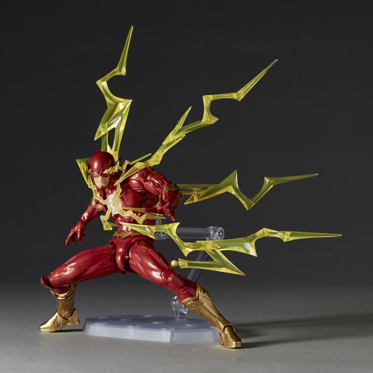 Amazing Yamaguchi Revoltech The Flash Action Figure NR010 - Highly Articulated Collectible for DC Fans & Display Scenes