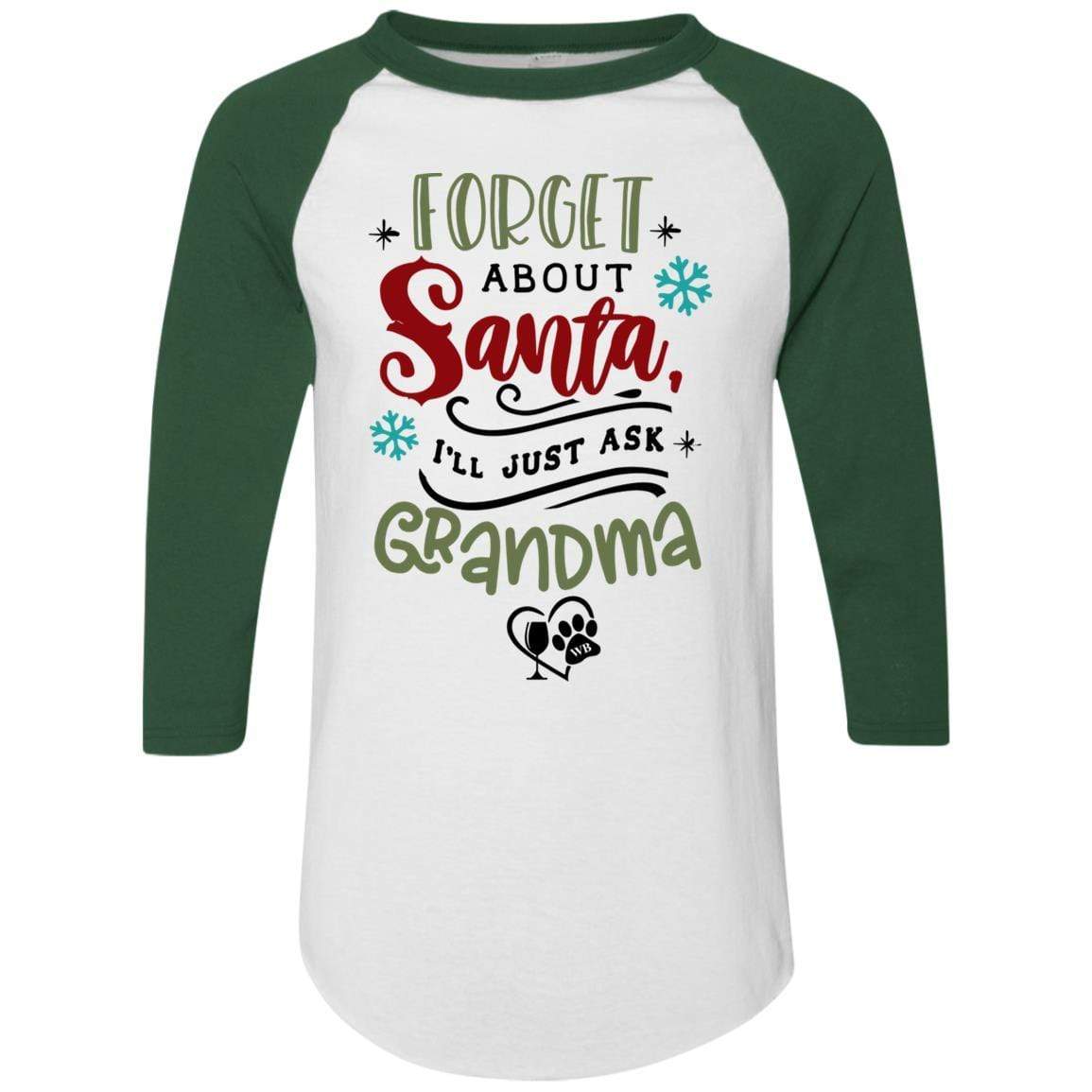 WineyBitches.Co Colorblock Raglan Jersey - Women's Trendy Baseball Tee for Casual Wear & Night Out