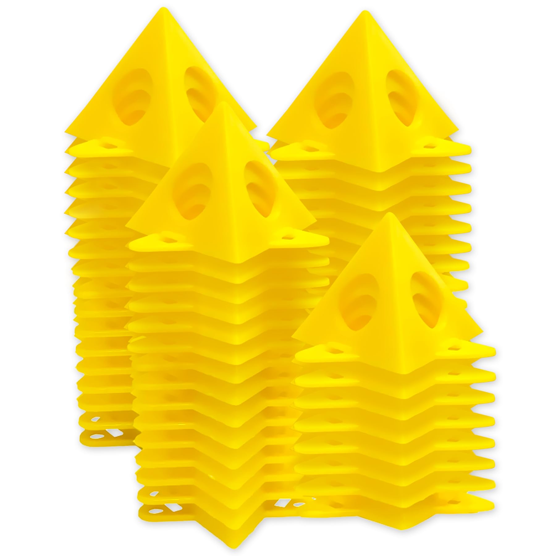 56pcs Pyramid Painting Stands for Canvas - Mini Cone Paint Stands & Door Risers Support - Artist Supplies for Acrylic, Oil Painting - Perfect for Studio, Classroom & DIY Art Projects