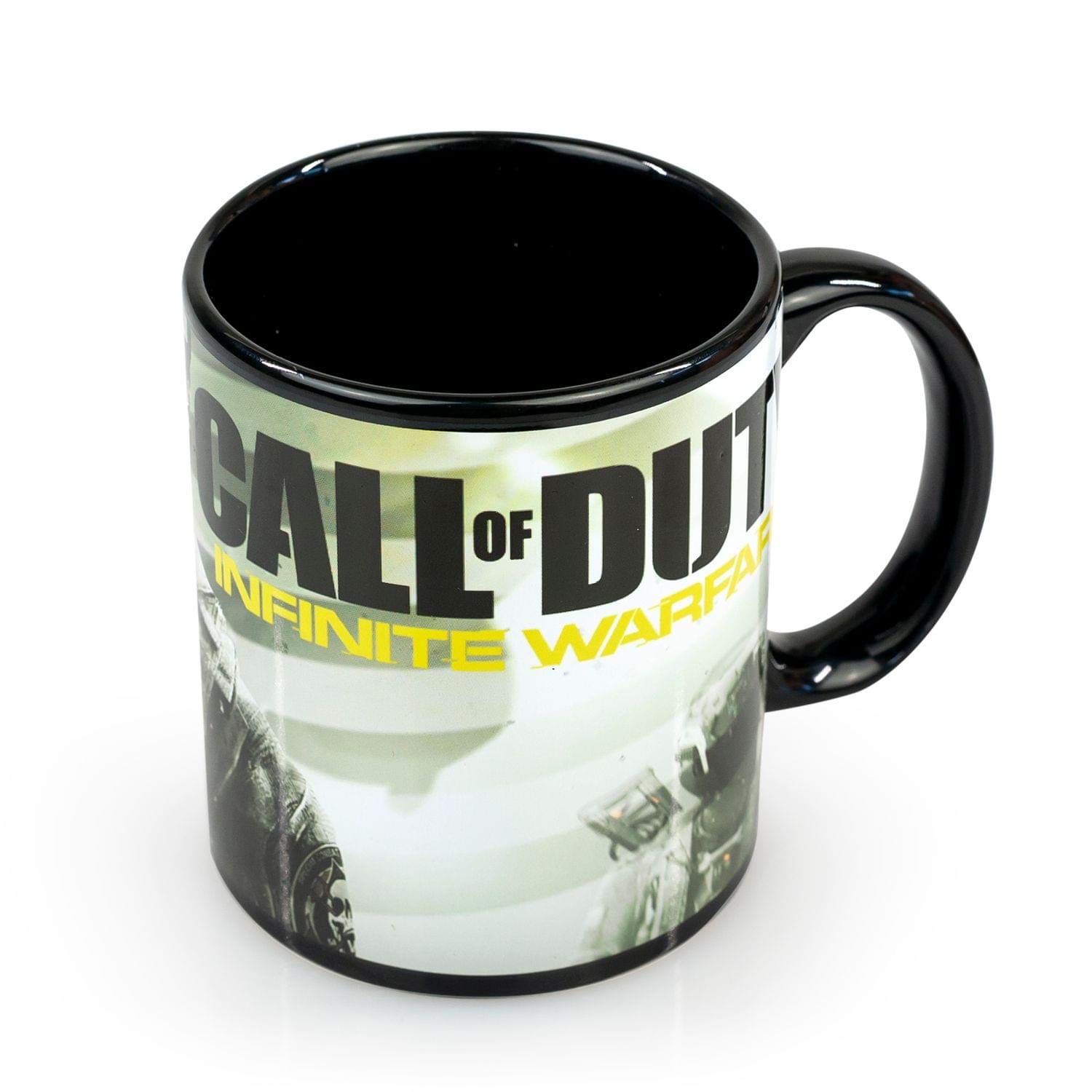Call of Duty Infinite Warfare Heat Reactive Ceramic Mug - Changes Color with Hot Liquids - Perfect for Gamers, Coffee & Tea Lovers, Office & Home Use
