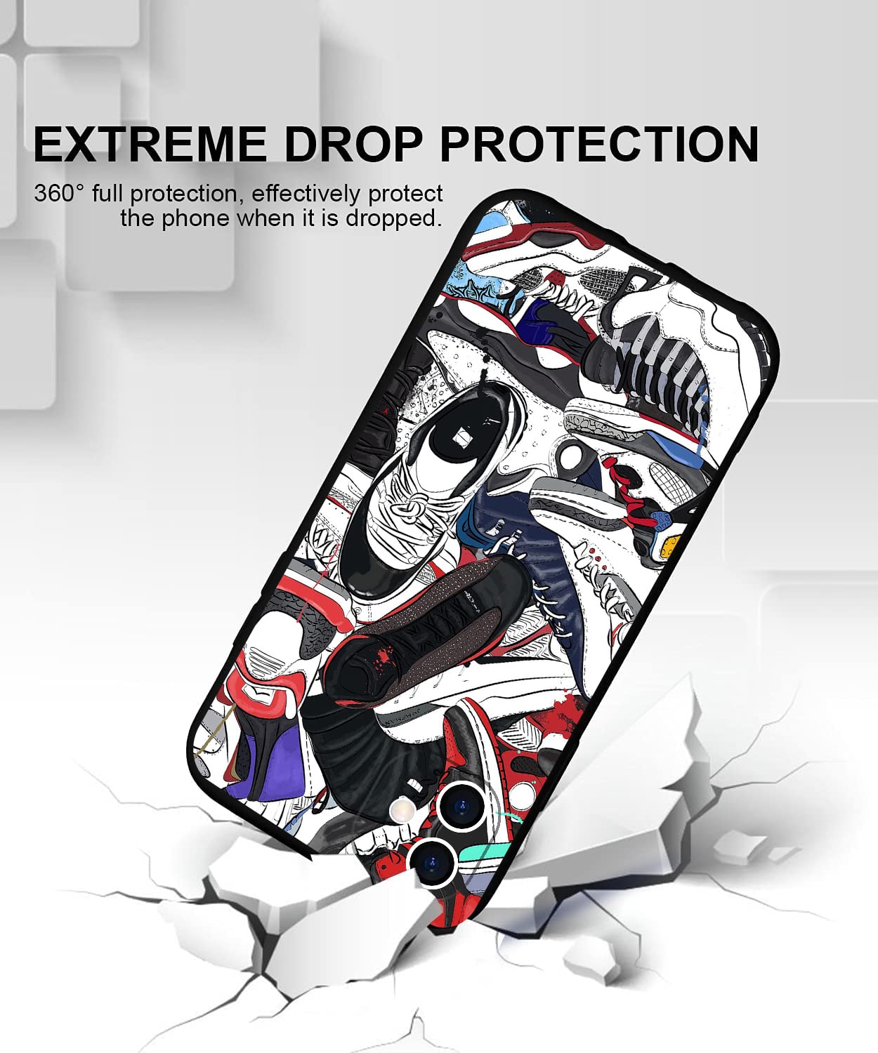 Shockproof iPhone 12 Case - Durable Protective Phone Cover for Men & Women | Slim Fit Anti-Scratch Design | Perfect for Outdoor Activities, Travel & Daily Use