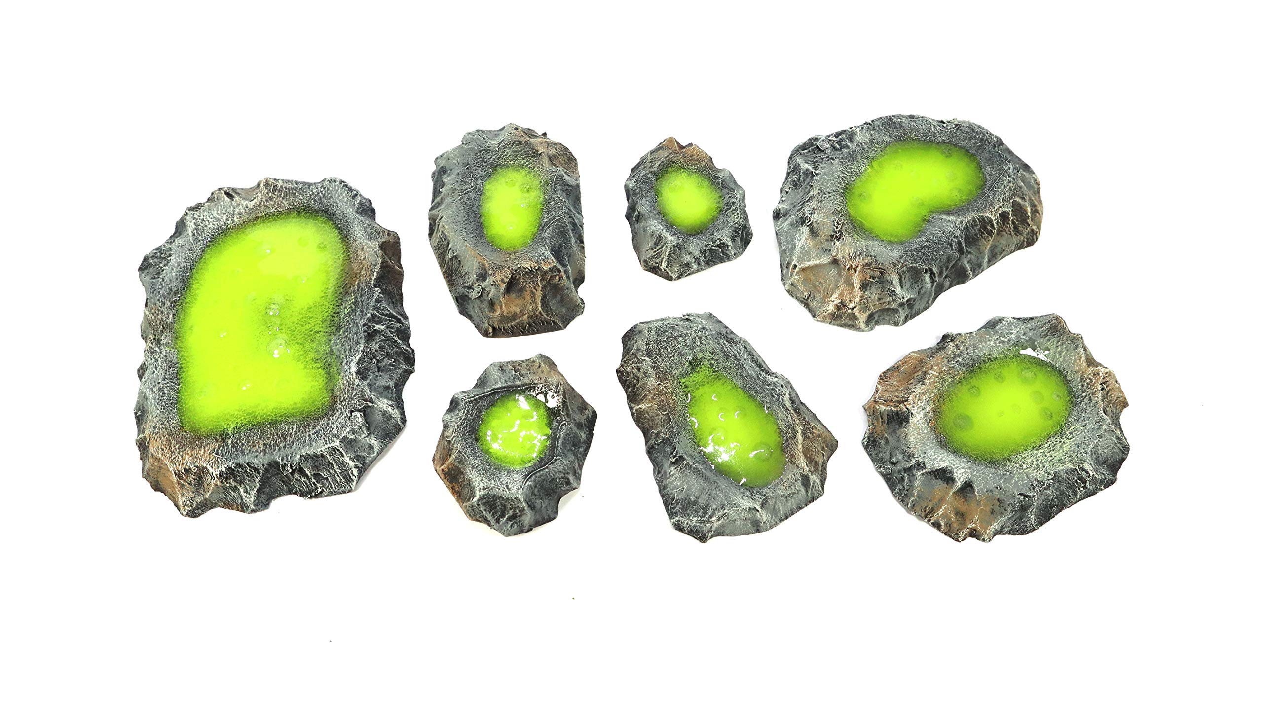 Premium Acid Pools Terrain Set - Handcrafted Miniature Battlefield for Warhammer, D&D & Tabletop RPGs - Perfect for Wargaming Scenes & Fantasy RPG Adventures