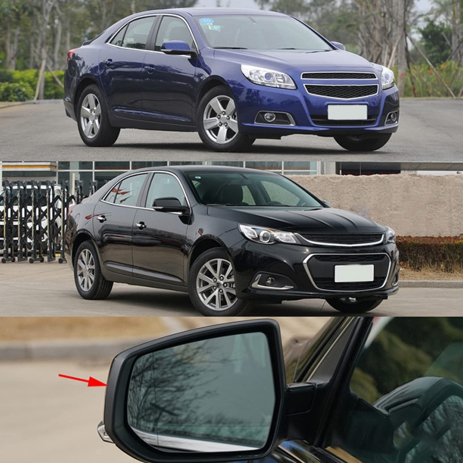 2012-2017 Chevrolet Malibu Passenger Side Outer Rearview Mirror Cover - Replacement Right Side Mirror Base Shell for Enhanced Visibility & Safety - Perfect for Daily Commuting, Highway Driving & Parking Assistance