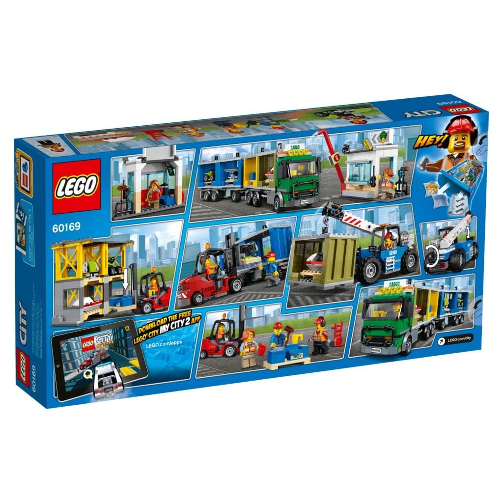 LEGO City Cargo Terminal Building Kit 60169 - 740 Pieces for Kids & Adults - Creative Play, STEM Learning & Collectible Display