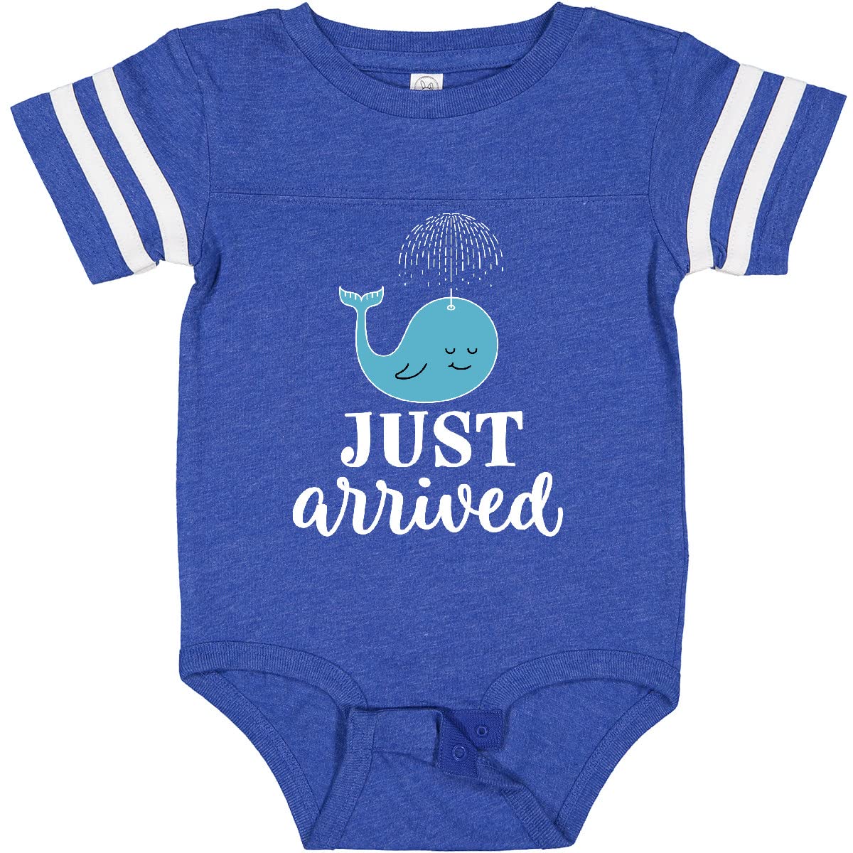Inktastic Baby Boy Whale Baby Bodysuit - Adorable Whale Design Cute Outfit for Newborns & Infants - Perfect for Photos, Gifts & Everyday Wear