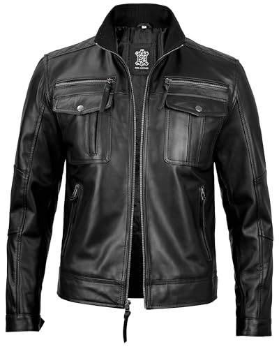 Moffit - Black Leather Jacket