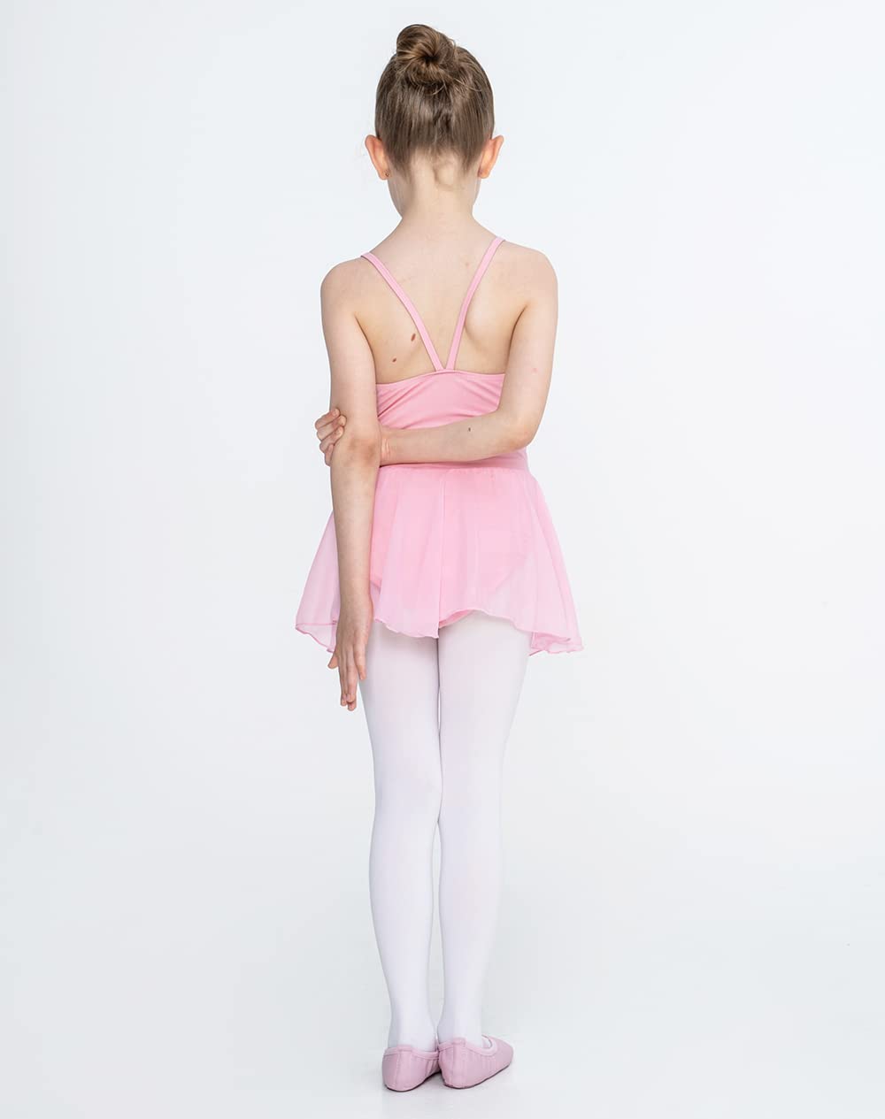 Girls Ballet Leotard with Camisole & Dance Skirt - Gymnastic Outfit for Dance Class, Recital & Performance - Comfortable Stretch Fabric for Ballet, Jazz & Contemporary Dance