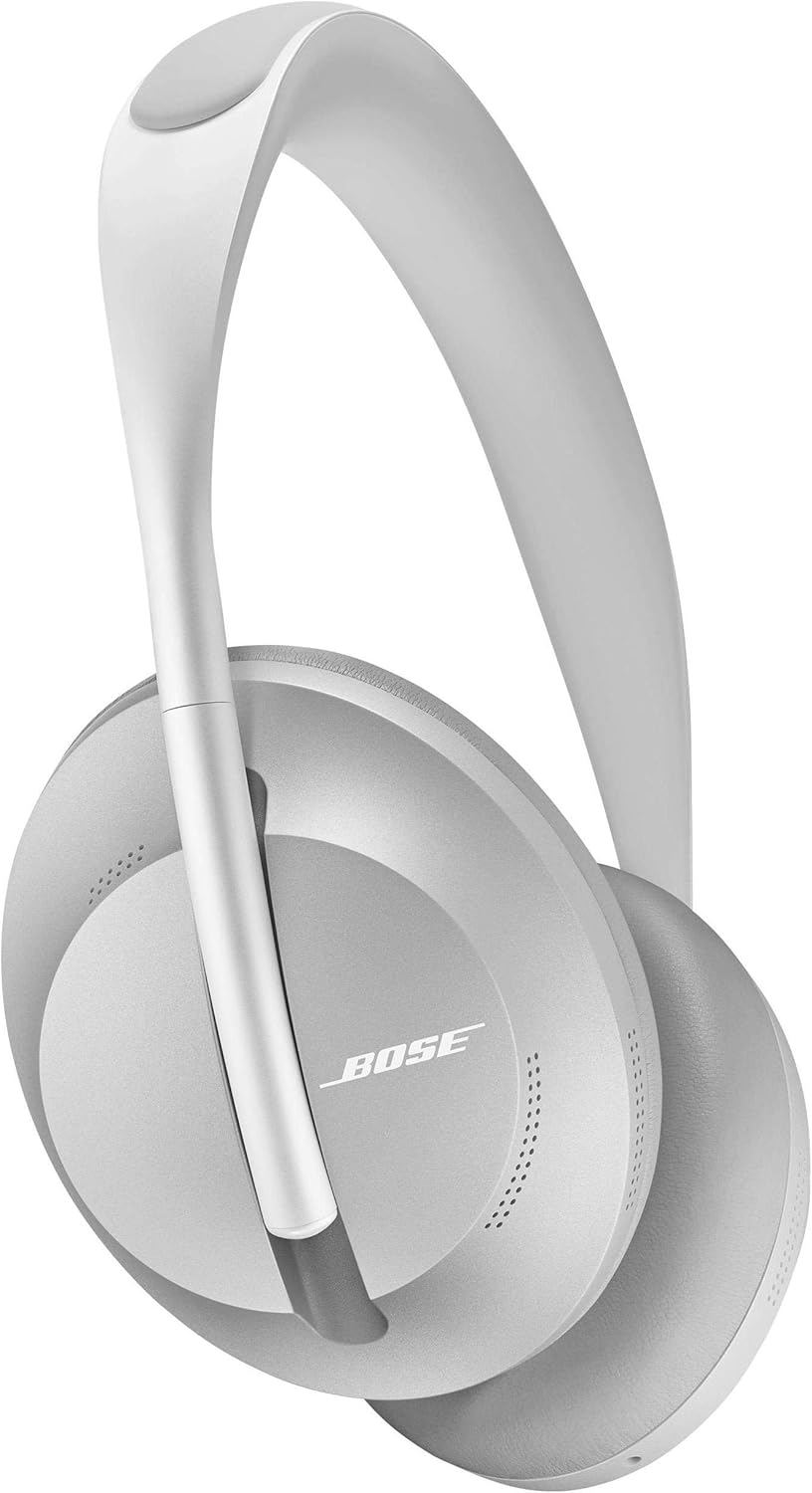 Bose Headphones 700 - Premium Noise Cancelling Bluetooth Over-Ear Wireless Headphones with Built-in Mic, Alexa Voice Control & Crystal Clear Call Quality (Silver Luxe) | Perfect for Travel, Work & Home Entertainment